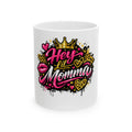 Hey Lil Momma Ceramic Mug — Stylish Leopard Print & Crown Coffee Cup (11oz/15oz)